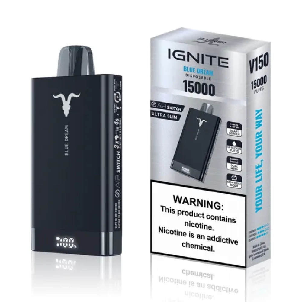 IGNITE V150 15000 PUFFS BLUE DREAM