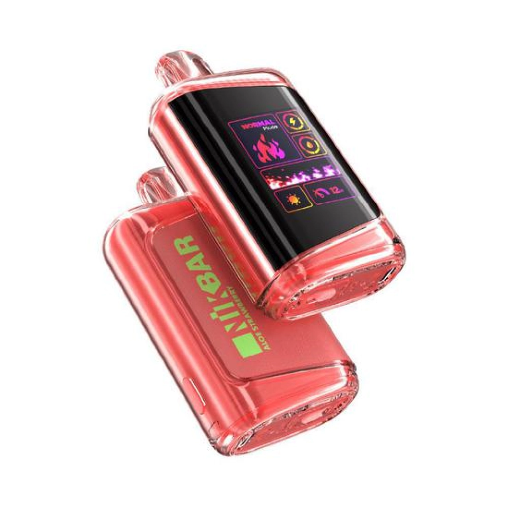 NIKBAR 25000 PUFFS ALOE STRAWBERRY