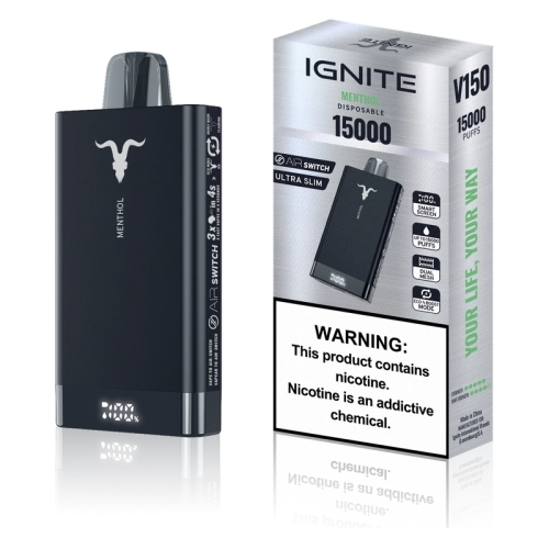 IGNITE V150 15000 PUFFS MENTHOL