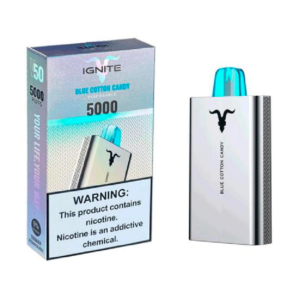 IGNITE V50 5000 PUFFS BLUE COTTON CANDY