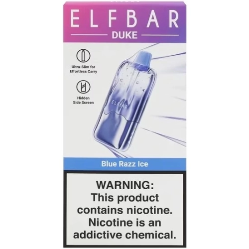 ELFBAR DUKE 35000 PUFFS BLUE RAZZ ICE