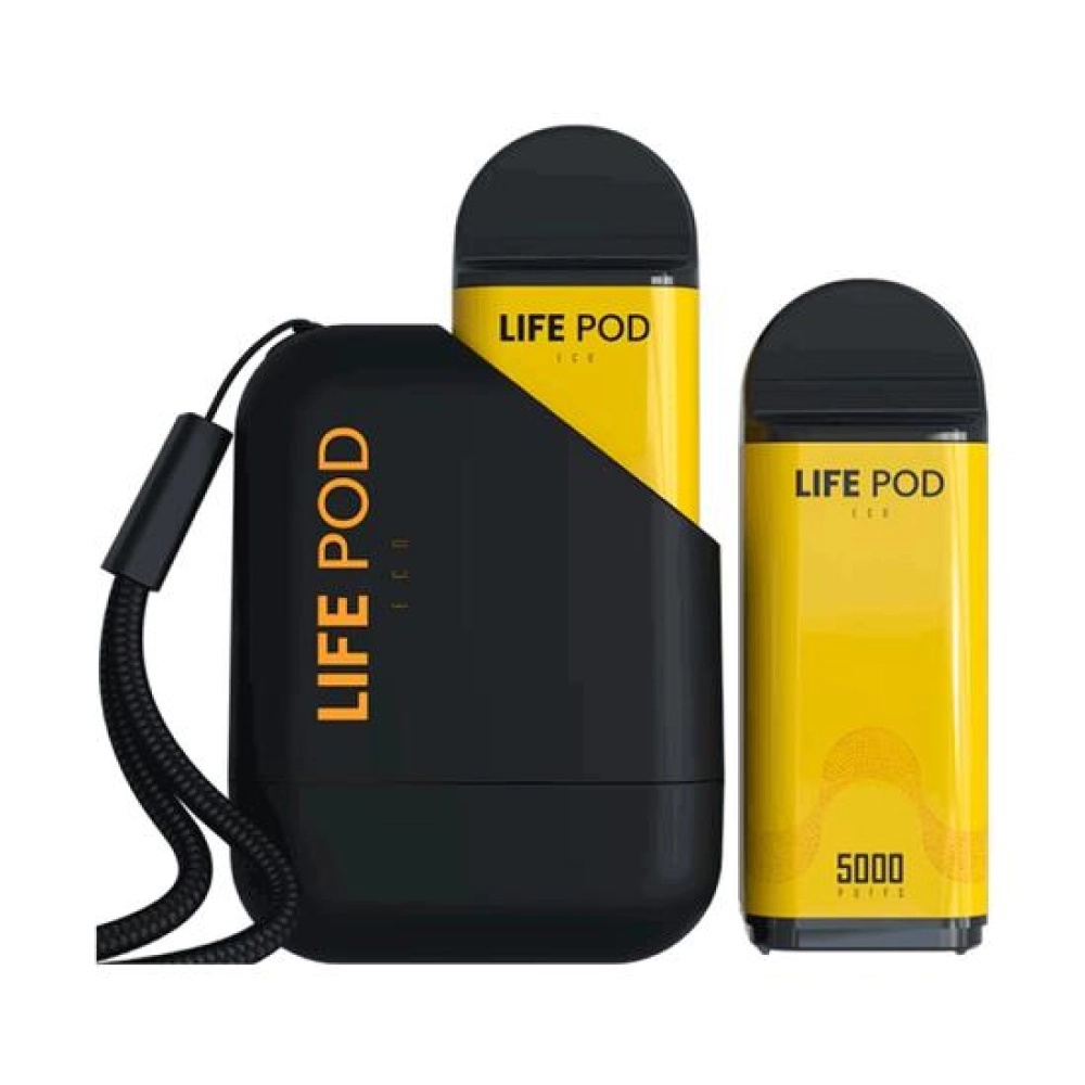 LIFE POD KIT 5000 PUFFS MANGO ICE