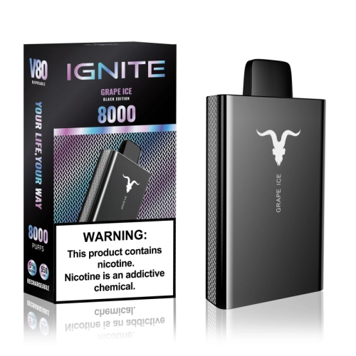 IGNITE V80 8000 PUFFS GRAPE ICE