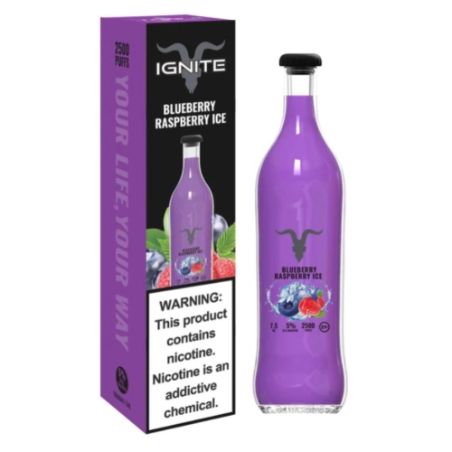 IGNITE V25 2500 PUFFS BLUEBERRY RASPBERRY ICE