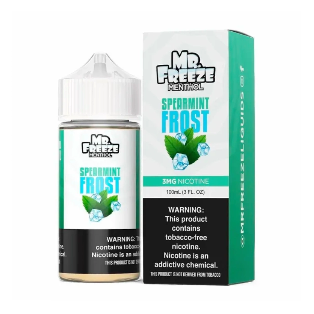 Liquido para Vape Mr. Freeze Menthol Sprearmint Frost 3MG 100ml