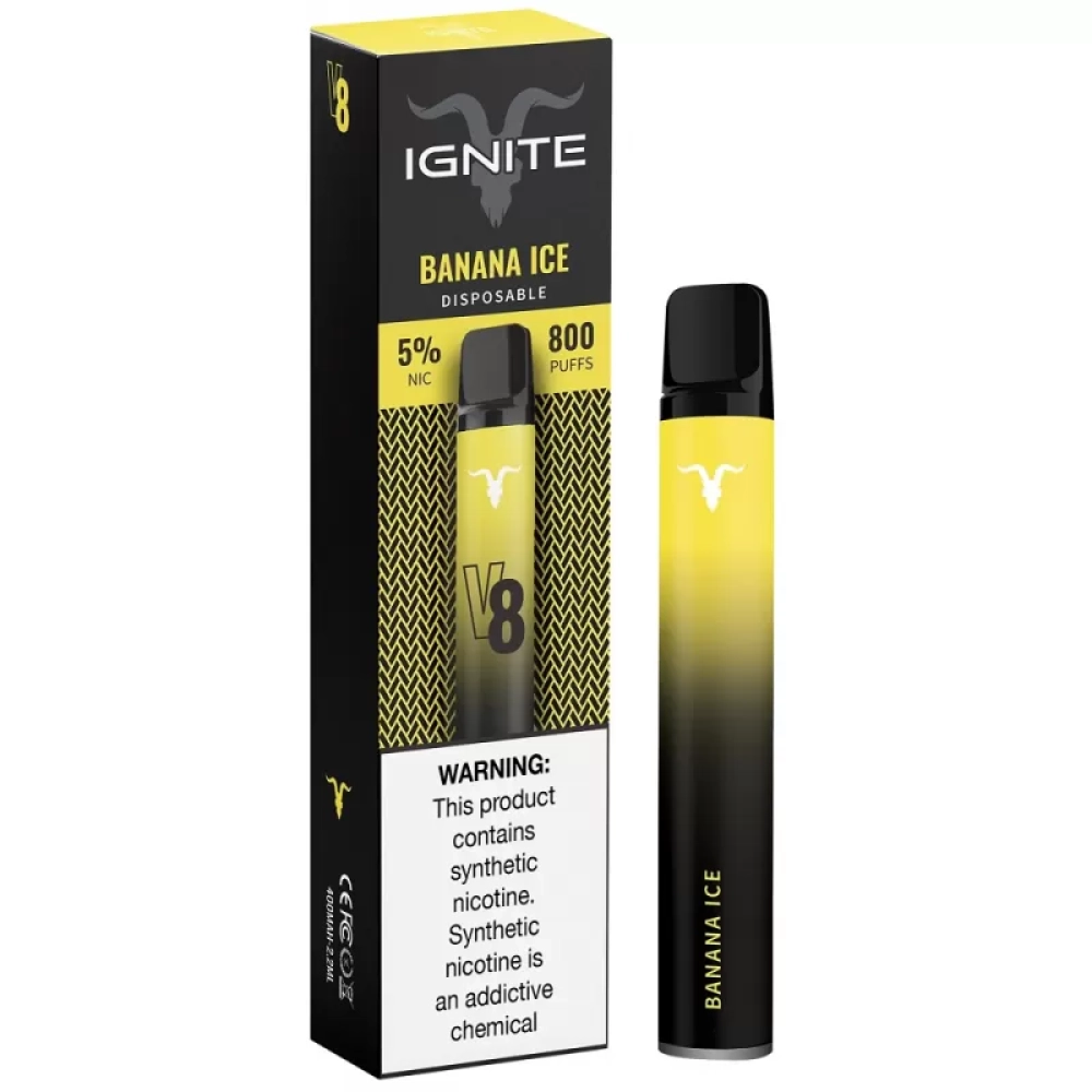IGNITE V8 800 PUFFS BANANA ICE