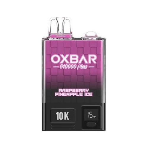 OXBAR PLUS G 10000 PUFFS RASPBERRY PINEAPPLE ICE