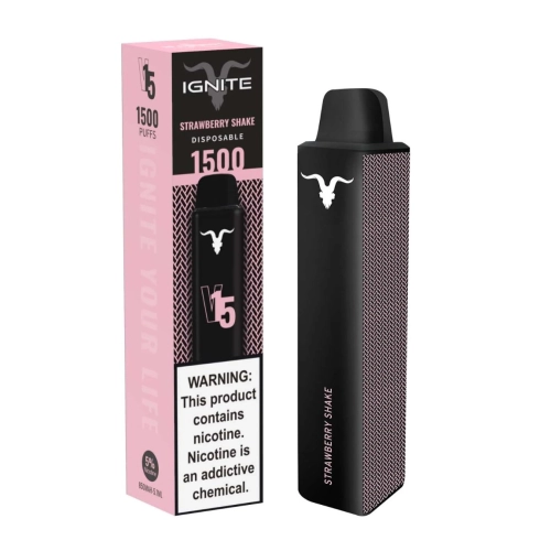 IGNITE V15 1500 PUFFS STRAWBERRY SHAKE