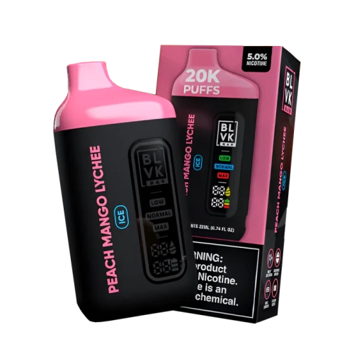 BLVK BAR 20000 PUFFS PEACH MANGO LYCHEE