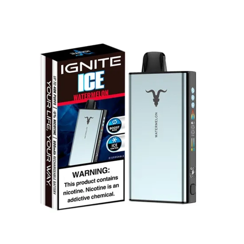 IGNITE V400 ICE 40000 PUFFS WATERMELON ICE