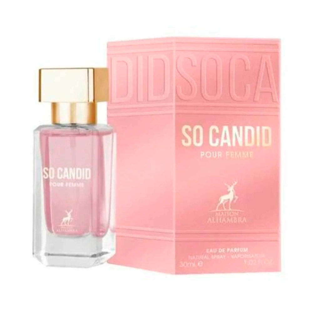 PERFUME MAISON ALHAMBRA SO CANDID POUR FEMME EDP - 30ML