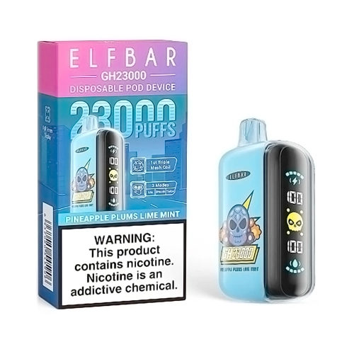 ELFBAR GH 23000 PUFFS PINEAPPLE PLUMS LIME MINT