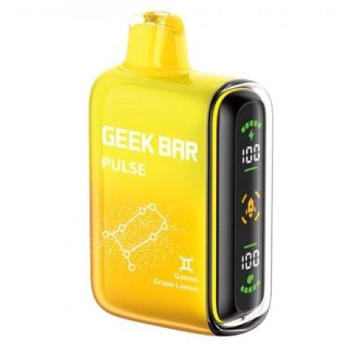 GEEK BAR PULSE 15000 PUFFS GRAPE LEMON