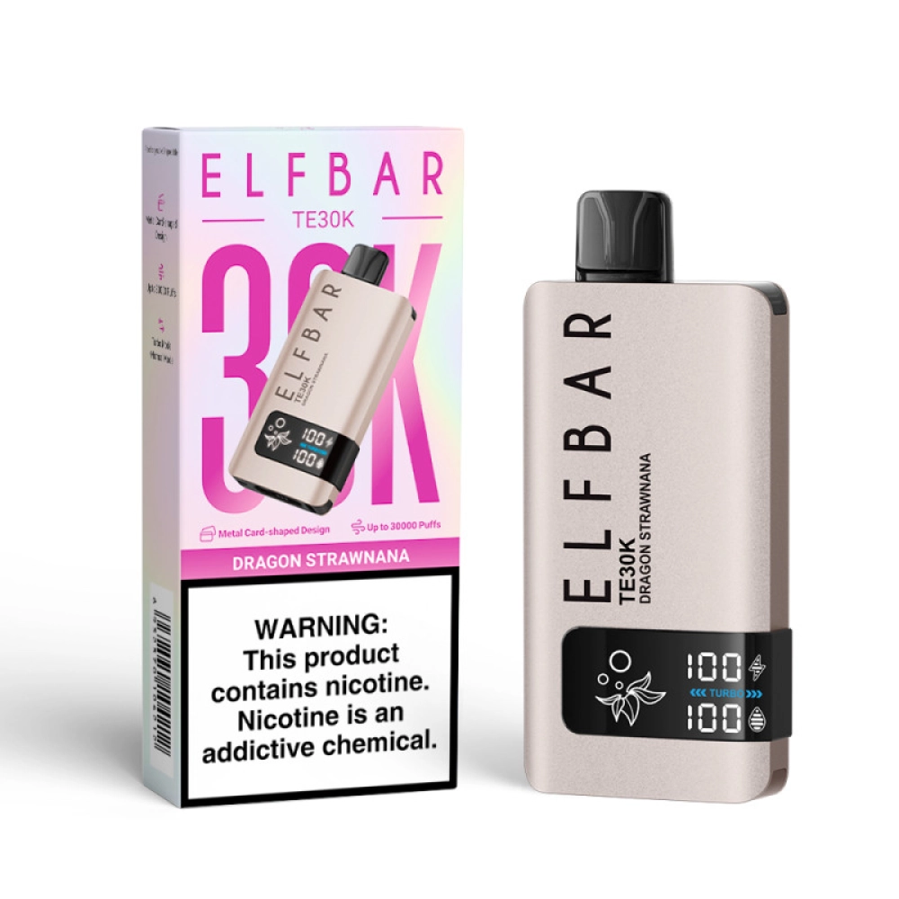 ELFBAR TE 30000 PUFFS DRAGON STRAWNANA