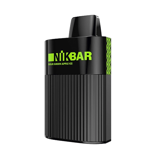 NIKBAR 6000 PUFFS SOUR GREEN APPLE ICE