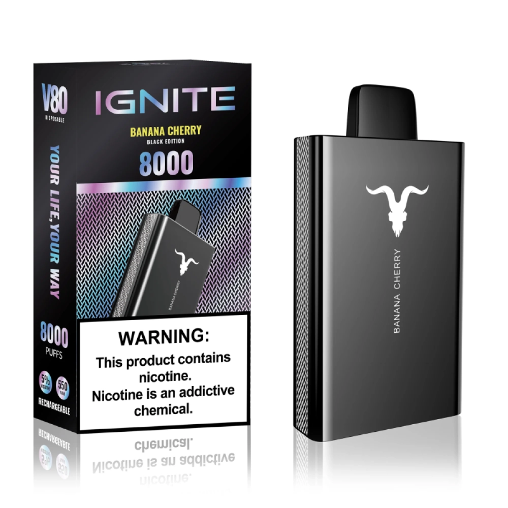 IGNITE V80 8000 PUFFS BANANA CHERRY