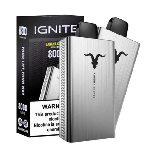IGNITE V80 METAL 8000 PUFFS STRAWBERRY KIWI