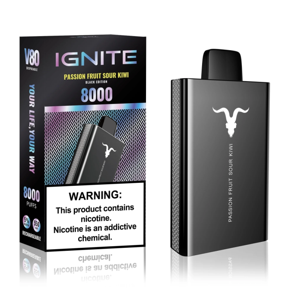 IGNITE V80 8000 PUFFS PASSION FRUIT SOUR KIWI