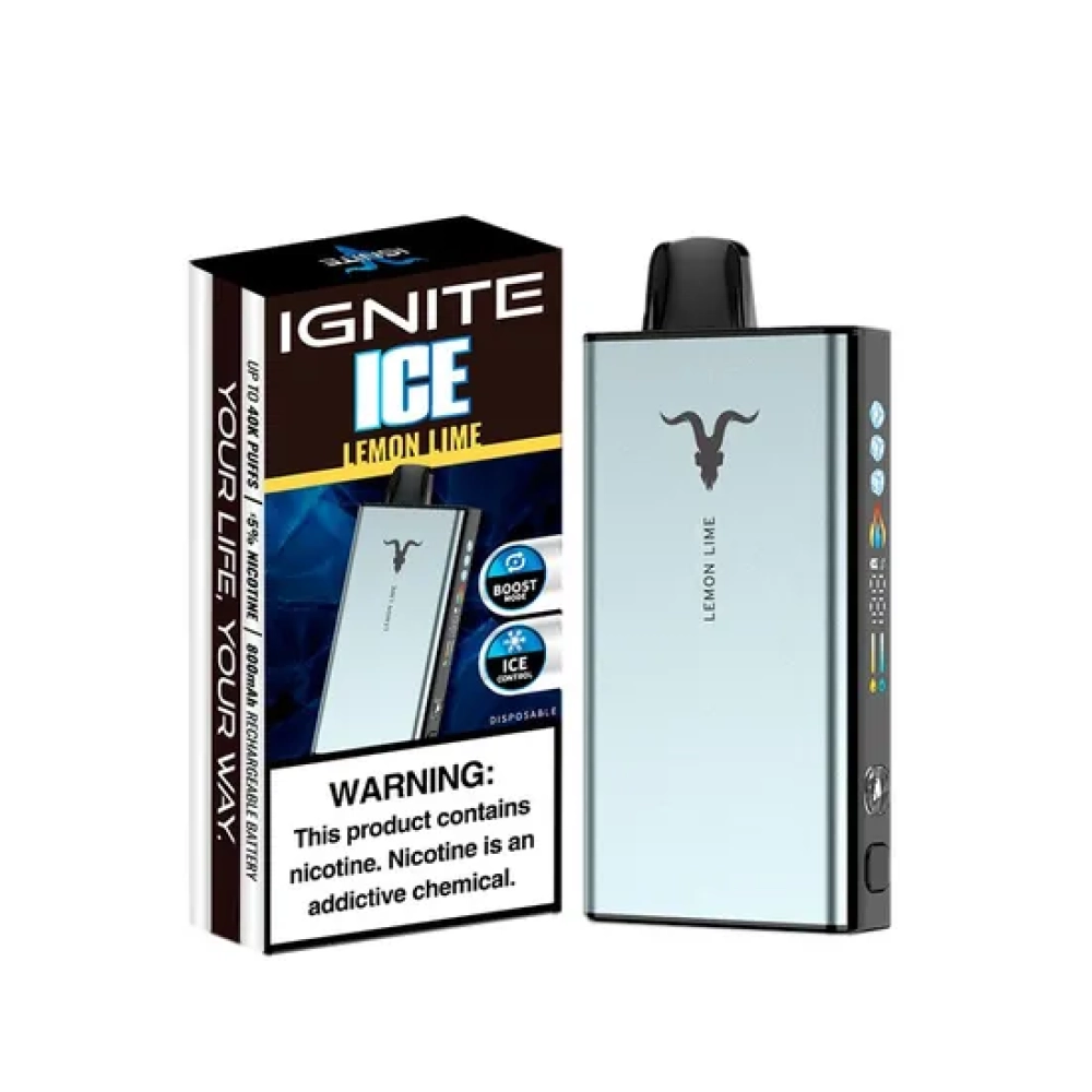 IGNITE V400 ICE 40000 PUFFS LEMON LIME