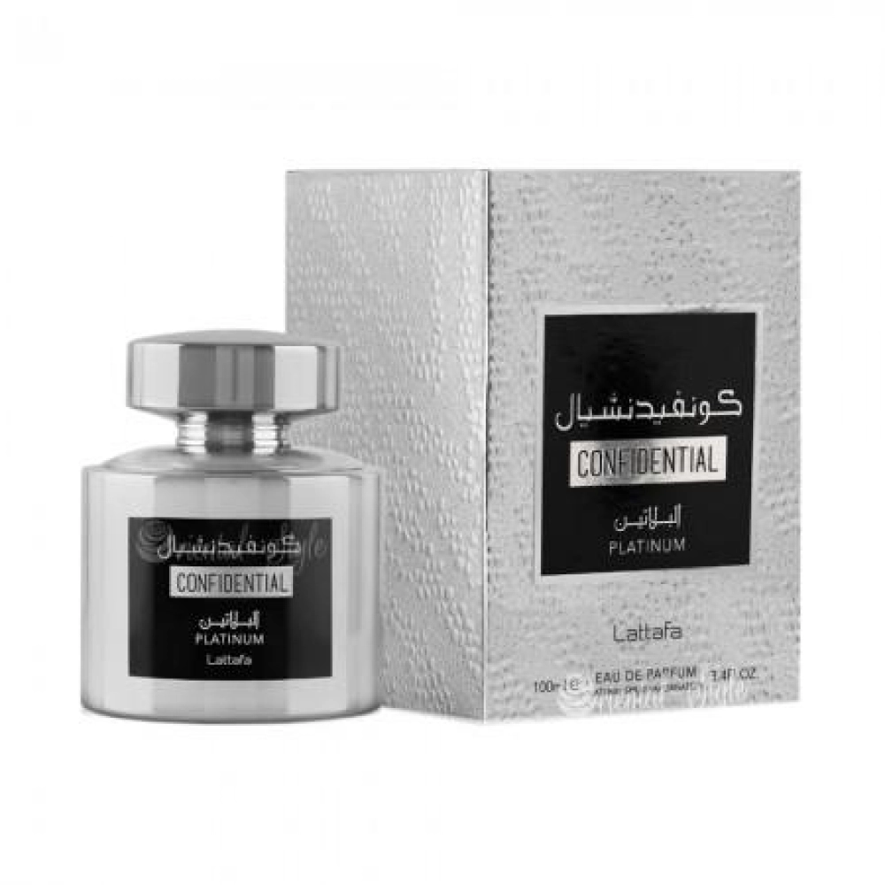 PERFUME LATTAFA CONFIDENTIAL PLATINUM EDP - 100ML
