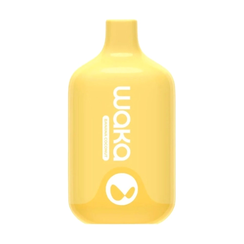 Pod Descartável Waka 6000 Puff Banana Coconut