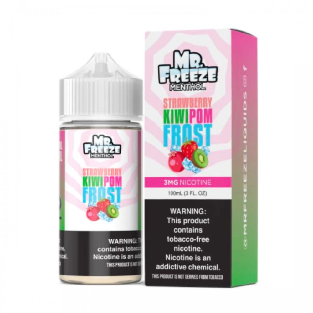 Liquido para Vape Mr. Freeze Strawberry Kiwi Pom Forst 3MG 100ml