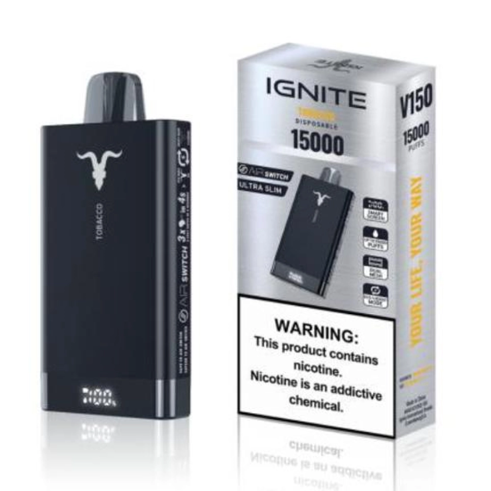 IGNITE V150 15000 PUFFS TOBACCO