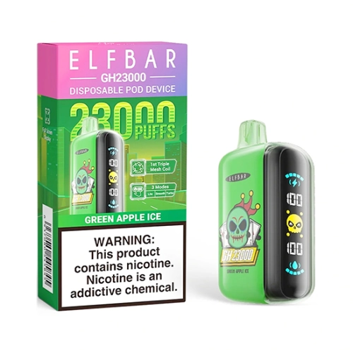 ELFBAR GH 23000 PUFFS GREEN APPLE ICE