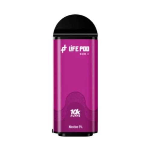 LIFE POD REFIL ECO II 10000 PUFFS GRAPE ICE