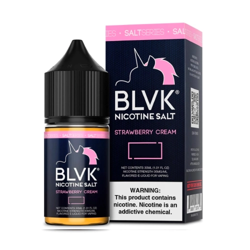Juice BLVK Salt Strawberry Cream 50MG 30ml