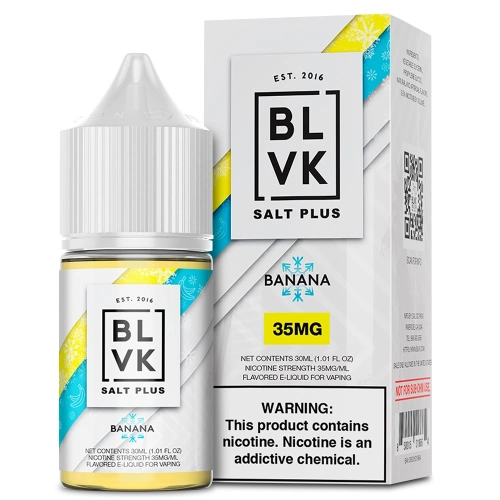 BLVK PLUS SALT - BANANA ICE 30ML 50MG