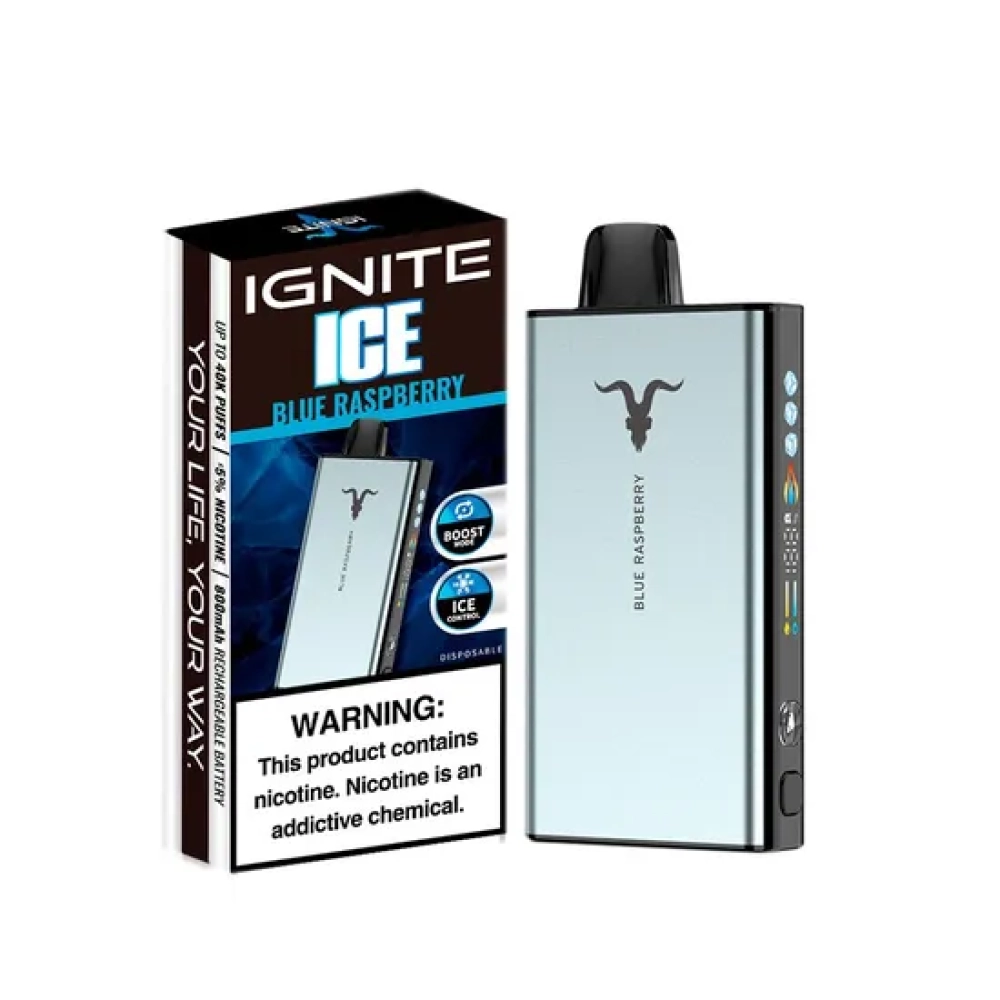 IGNITE V400 ICE 40000 PUFFS BLUE RASPBERRY