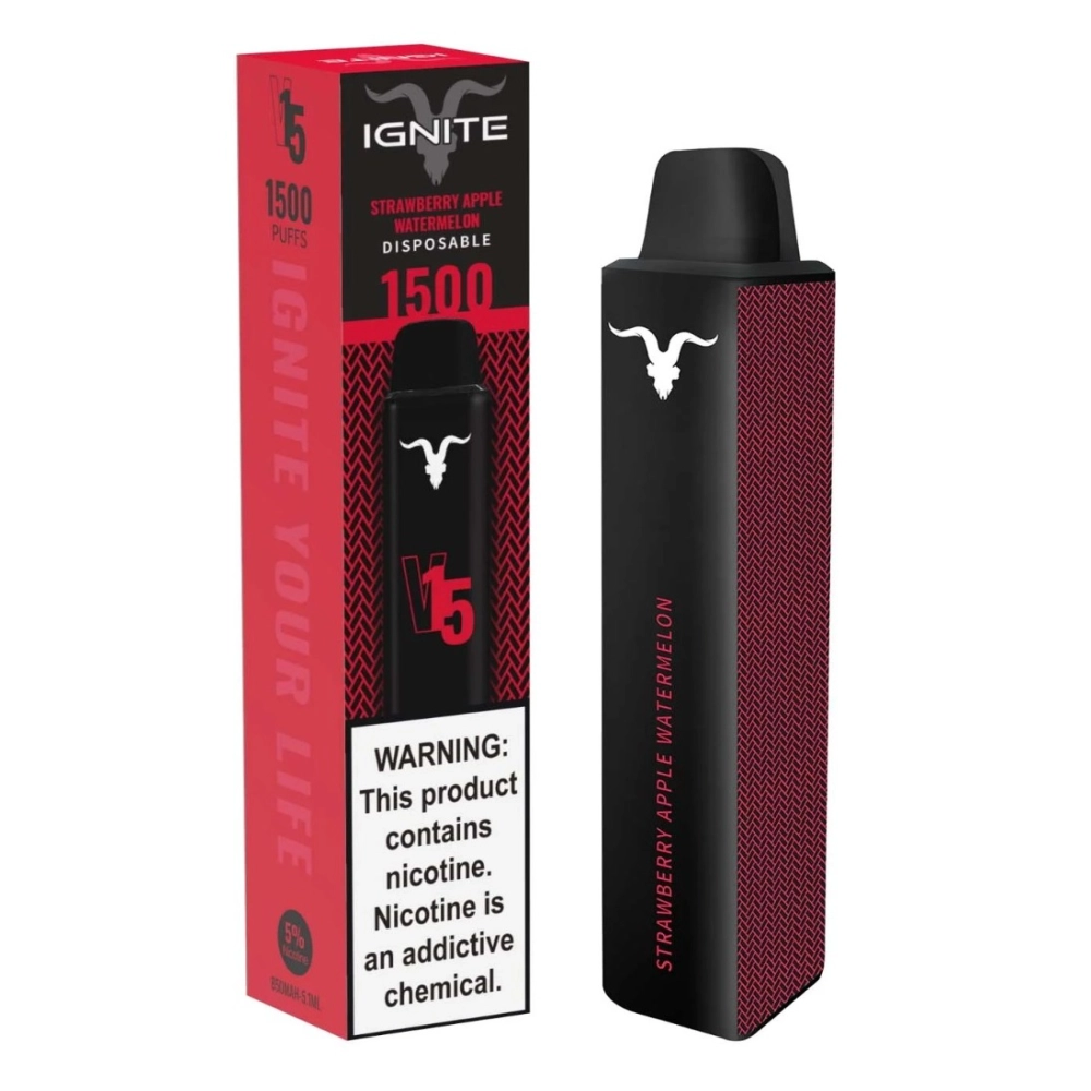 IGNITE V15 1500 PUFFS STRAWBERRY APPLE WATERMELON