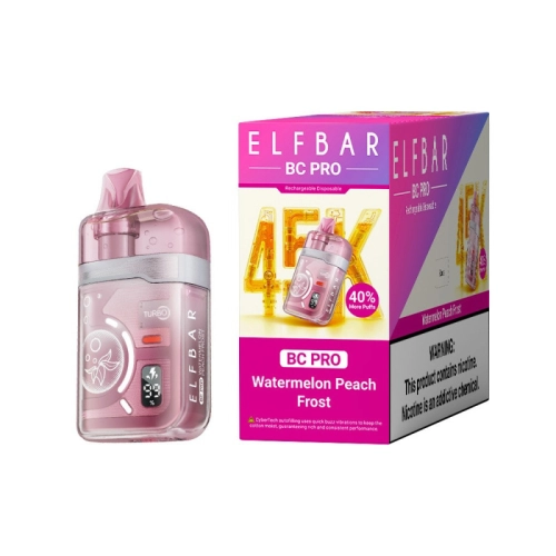 ELFBAR BC PRO 45000 PUFFS WATERMELON PEACH FROST