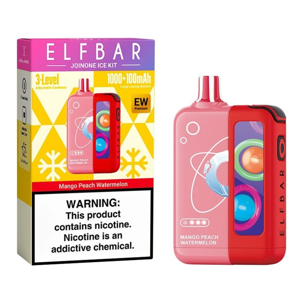 ELFBAR JOINONE ICE KIT 25000 PUFFS MANGO PEACH WATERMELON