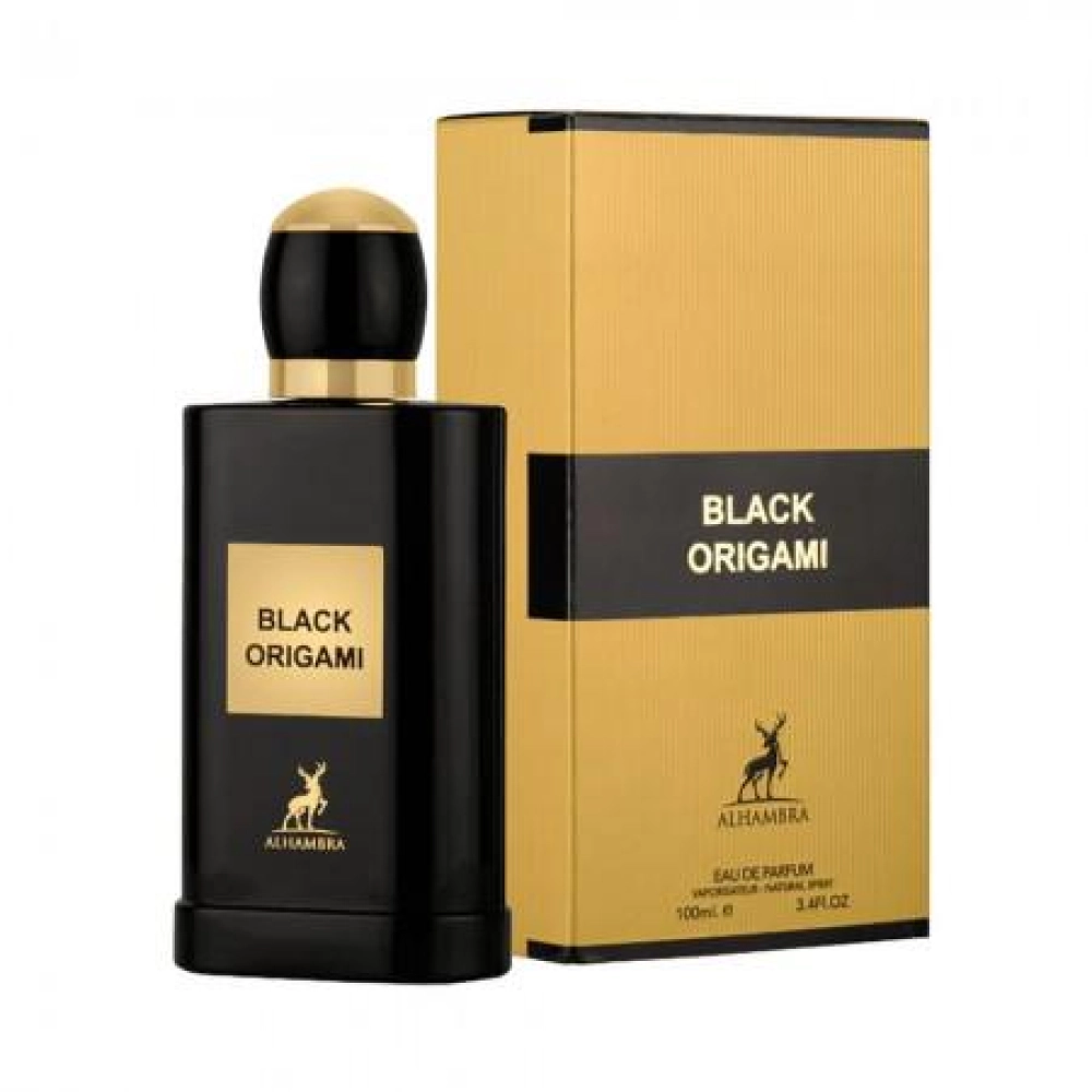 PERFUME MAISON ALHAMBRA BLACK ORIGAMI EDP - 100ML
