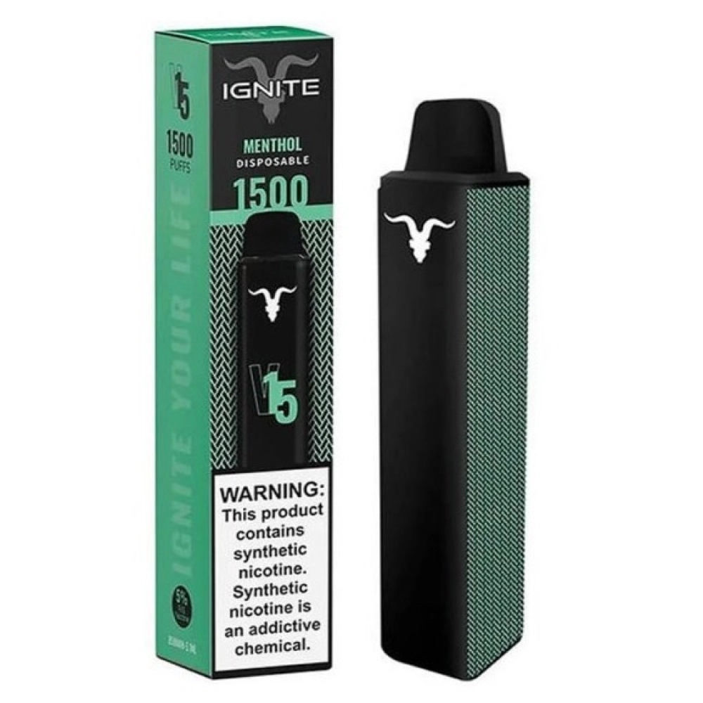 IGNITE V15 1500 PUFFS MENTHOL