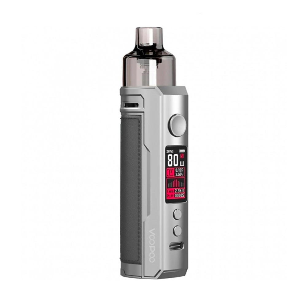 Vape Kit Voopoo Drag S Siver Dark Grey