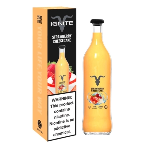 IGNITE V25 2500 PUFFS STRAWBERRY CHEESECAKE
