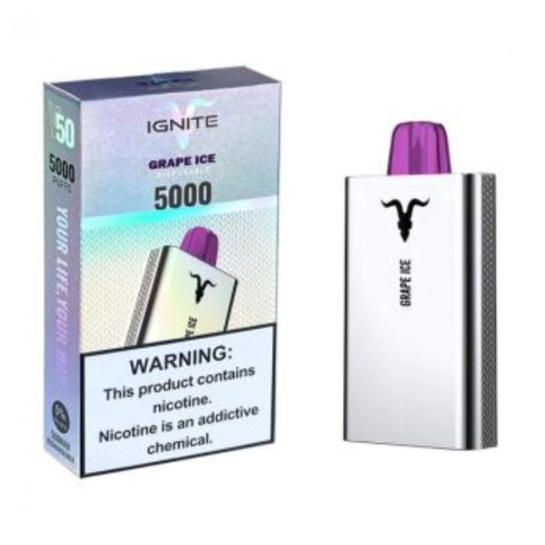 IGNITE V50 5000 PUFFS GRAPE ICE