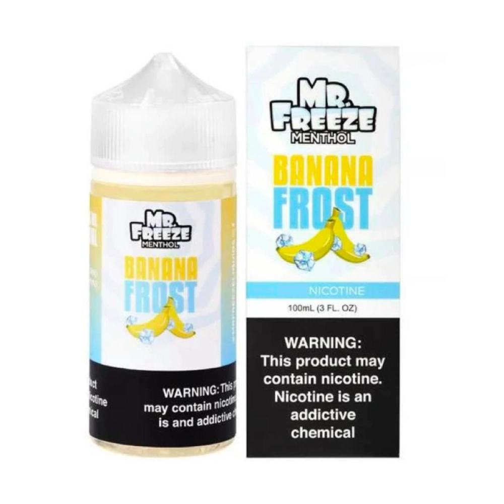 Liquido para Vape Mr. Freeze Menthol Banana Frost 3MG 100ml