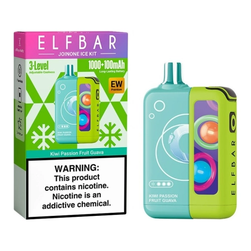 ELFBAR JOINONE ICE KIT 25000 PUFFS KIWI PASSION FRUIT GUAVA