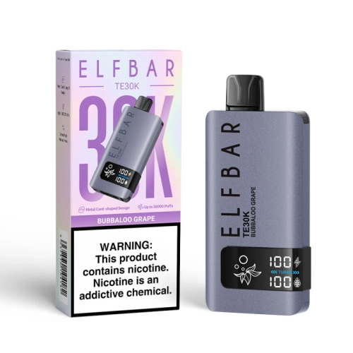 ELFBAR TE 30000 PUFFS BUBBALOO GRAPE