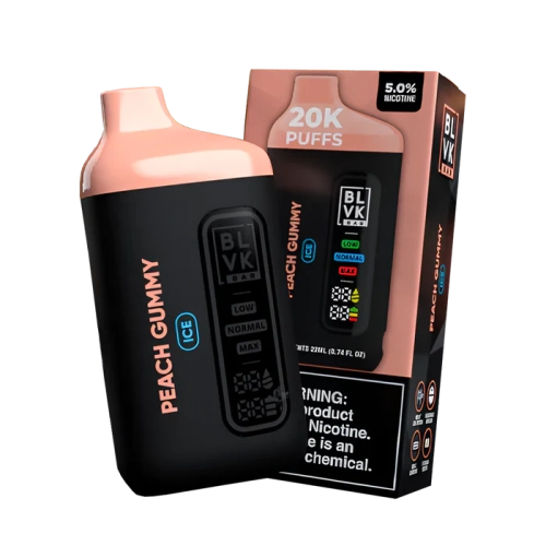 BLVK BAR 20000 PUFFS PEACH GUMMY