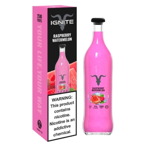 IGNITE V25 2500 PUFFS RASPBERRY WATERMELON