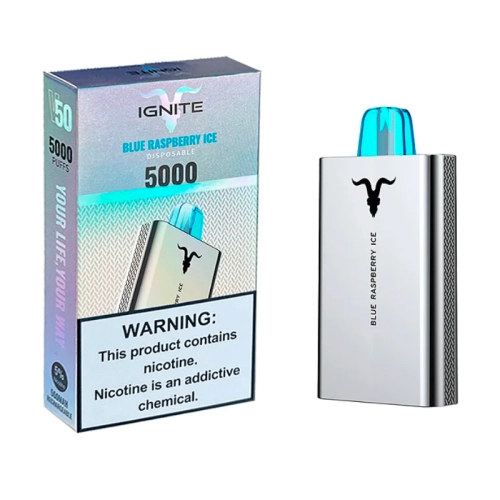 IGNITE V50 5000 PUFFS BLUE RASPBERRY ICE