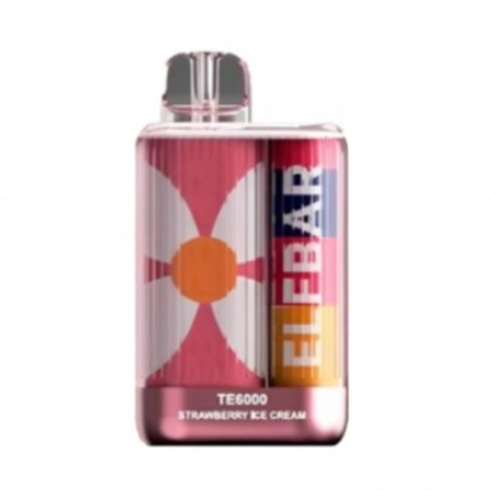 ELFBAR TE 6000 PUFFS STRAWBERRY ICE CREAM