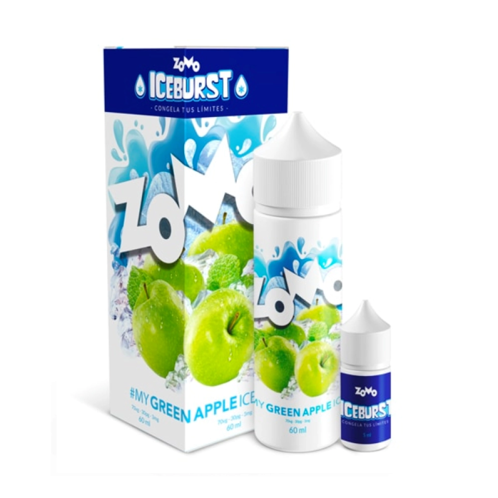 Juice Zomo Green Apple Ice 3MG 60ml