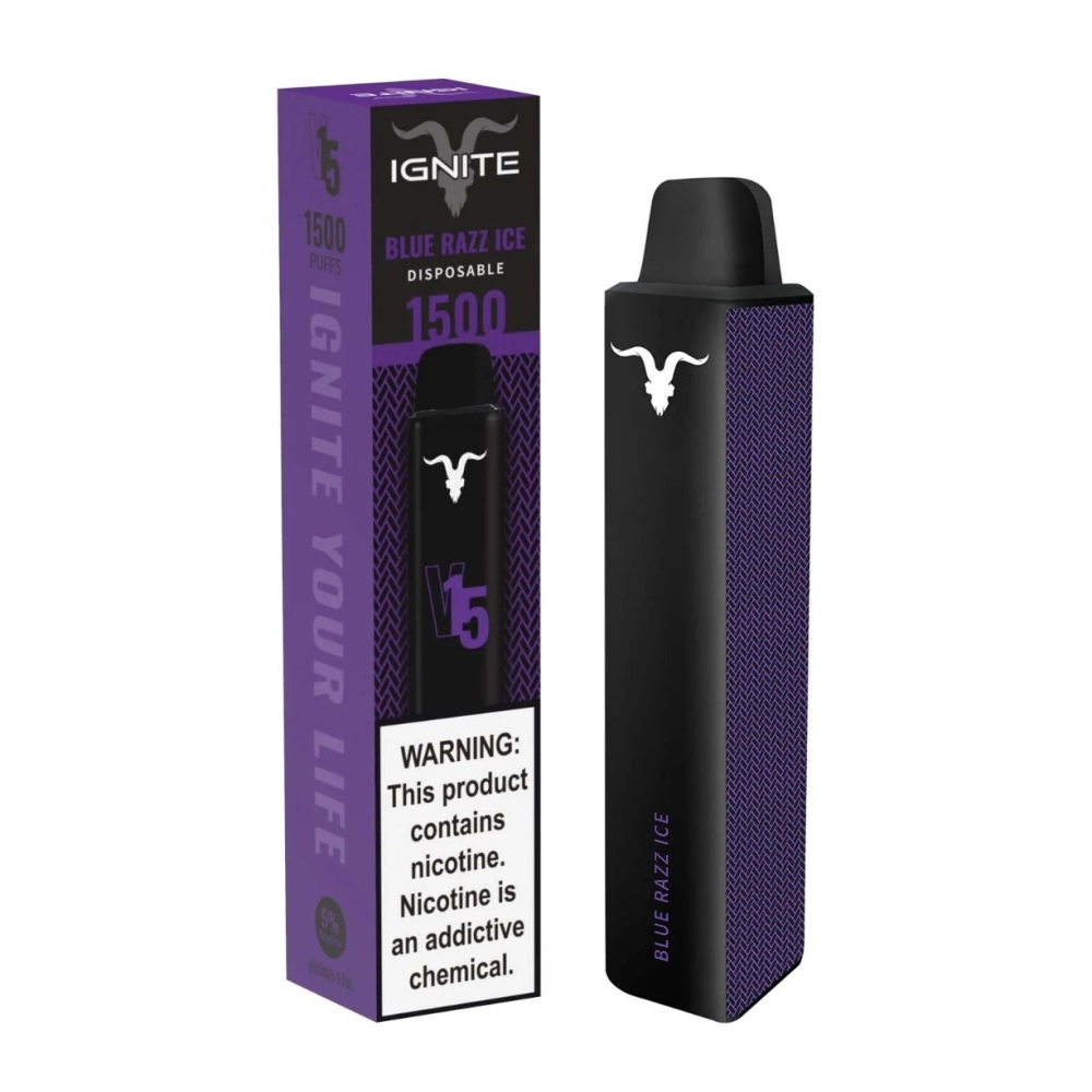 IGNITE V15 1500 PUFFS BLUE RAZZ ICE