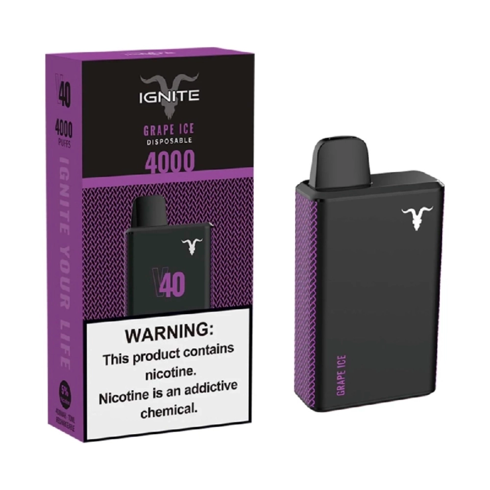 IGNITE V40 4000 PUFFS GRAPE ICE